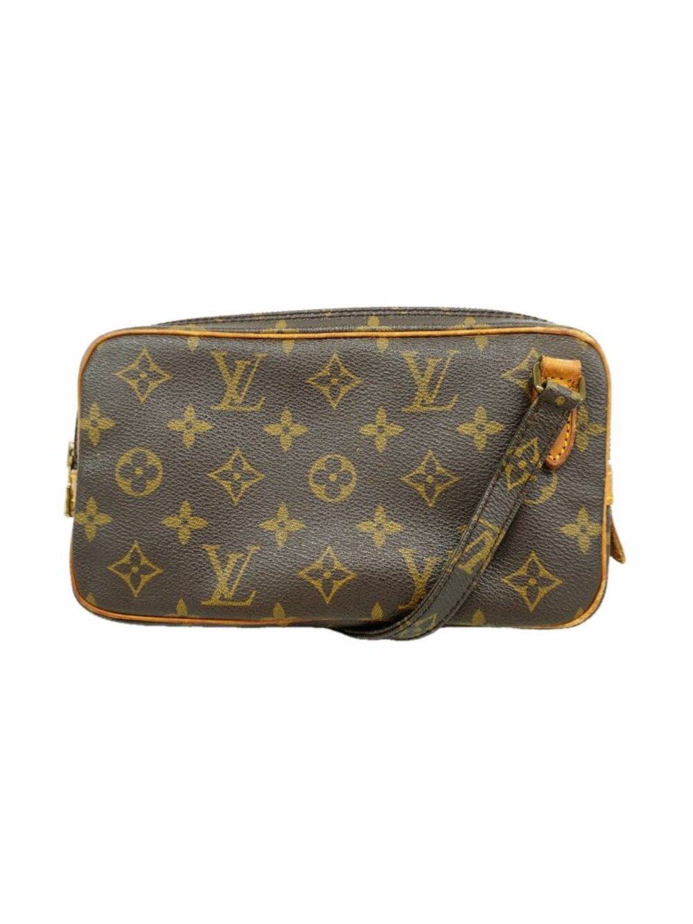 Louis Vuitton Shoulder Bag Monogram Pochette Marly Bandouliere Brown